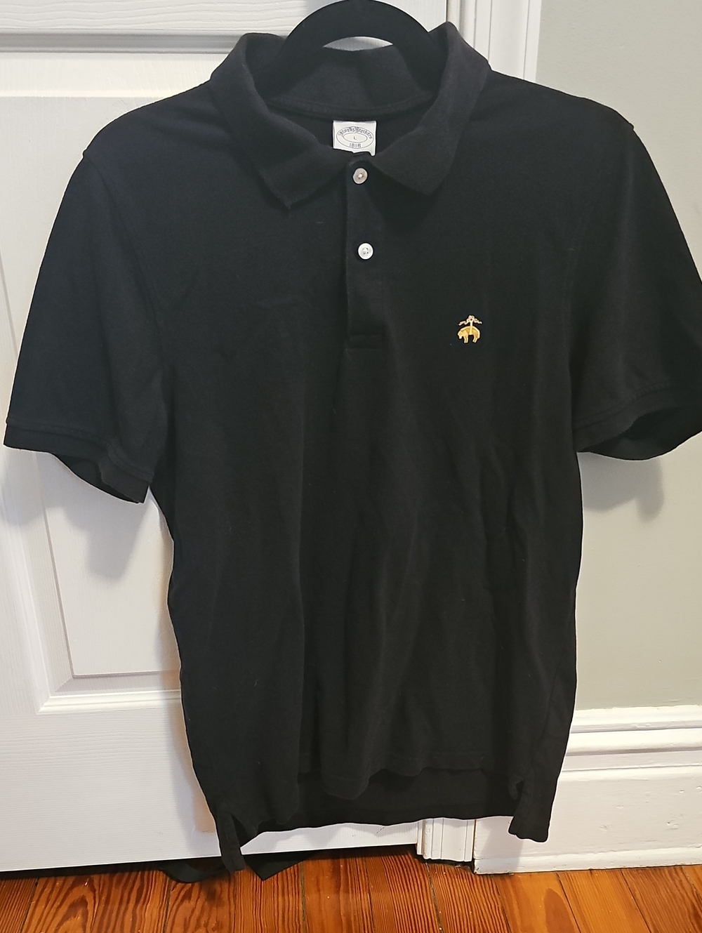 Brooks Brothers Black Polo Slim Fit